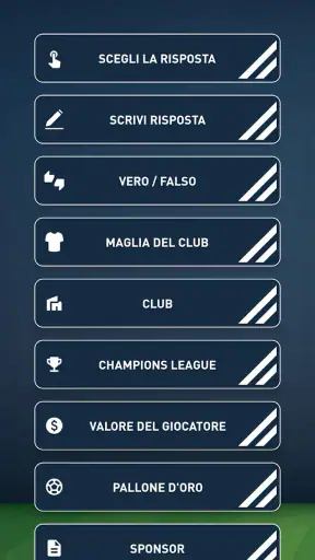 Quiz sui calciatori screenshot