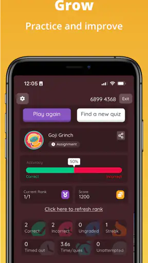 Quizizz: Play to learn screenshot