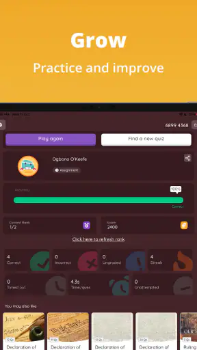 Quizizz: Play to learn screenshot