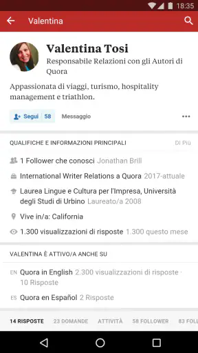 Quora screenshot