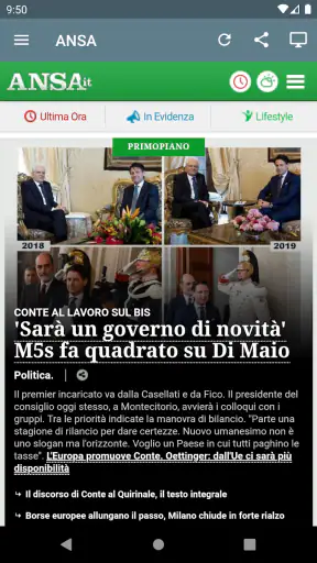 Quotidiani Italiani screenshot