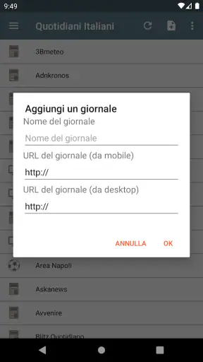 Quotidiani Italiani screenshot