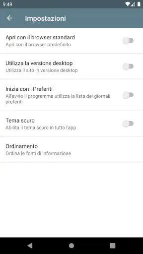 Quotidiani Italiani screenshot