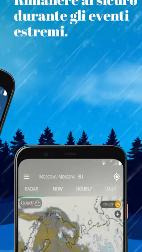 Radar meteo—Previsioni e mappe screenshot