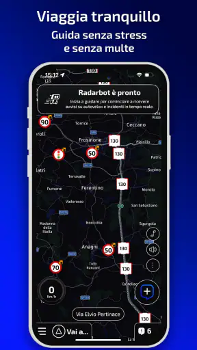 Radarbot: Rilevatore Autovelox screenshot