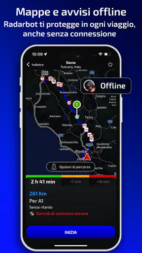 Radarbot: Rilevatore Autovelox screenshot