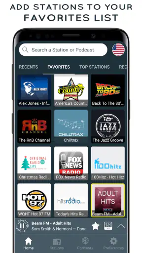 Radio screenshot