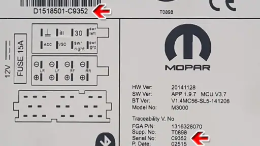 RADIO CODE for FIAT DAIICHI screenshot