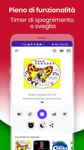 Radio FM: Live Italian Radios screenshot