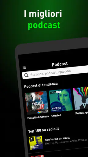 radio.it - radio e podcast screenshot