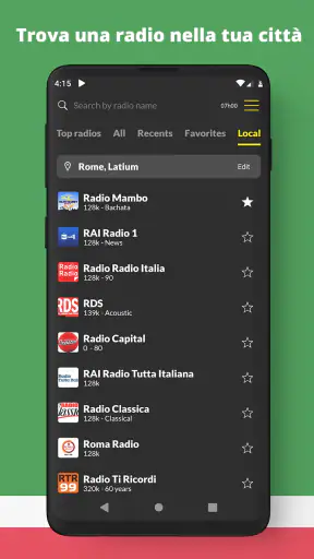 Radio Italia: Radio FM Online screenshot