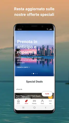 Radisson Hotels, Prenota hotel screenshot
