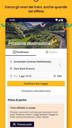 Rail Planner Eurail/Interrail screenshot