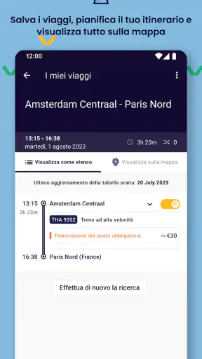Rail Planner Eurail/Interrail screenshot