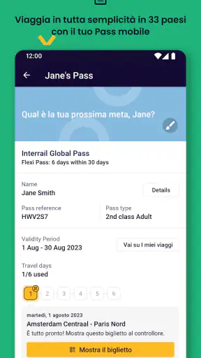 Rail Planner Eurail/Interrail screenshot
