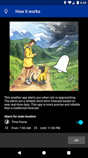 Rain Alarm (Allarme Pioggia) screenshot