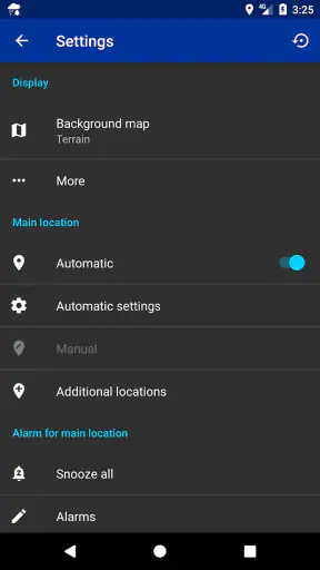 Rain Alarm (Allarme Pioggia) screenshot