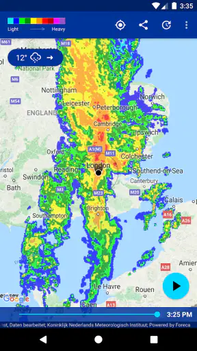 Rain Alarm (Allarme Pioggia) screenshot