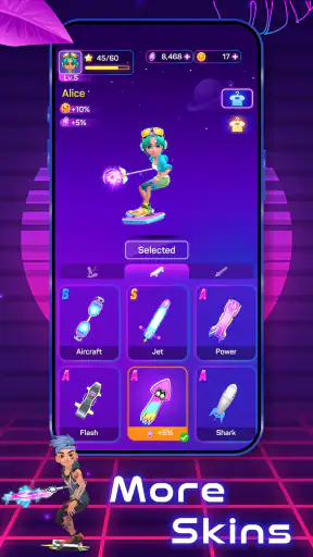 Rainbow Surfer: Duet Color screenshot