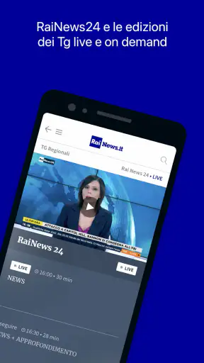 RaiNews screenshot