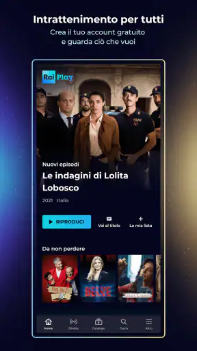 RaiPlay per Android TV screenshot