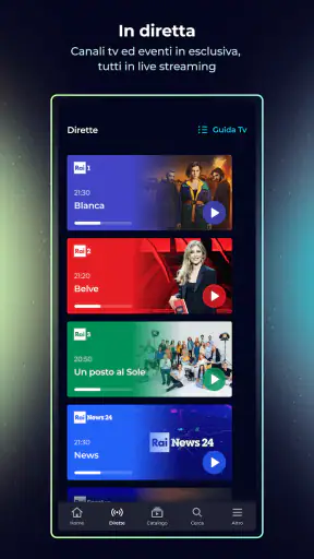 RaiPlay per Android TV screenshot