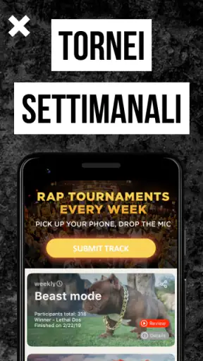 Rap Fame - Studio Rap con beat screenshot