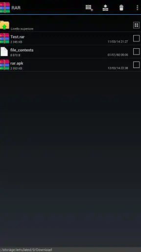 RAR screenshot
