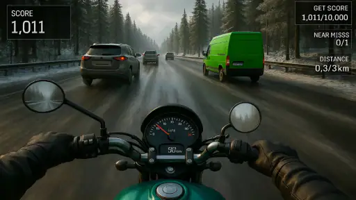 Real Moto Rider: Traffic Race screenshot