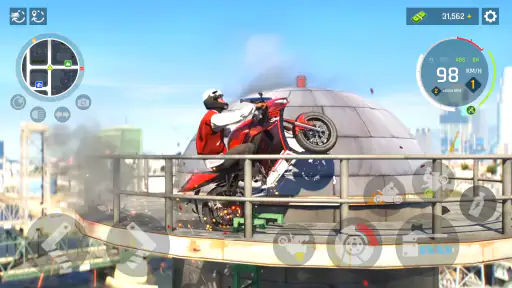 Real Motocycle Driving Game 3D screenshot