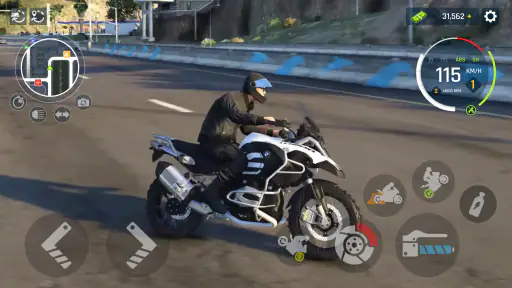 Real Motocycle Driving Game 3D screenshot