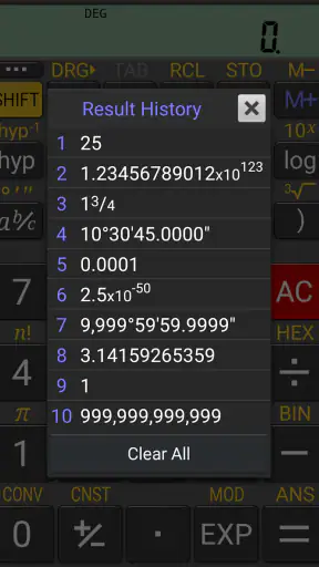 RealCalc Plus screenshot