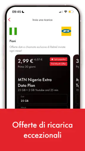 Rebtel: Ricariche e chiamate screenshot