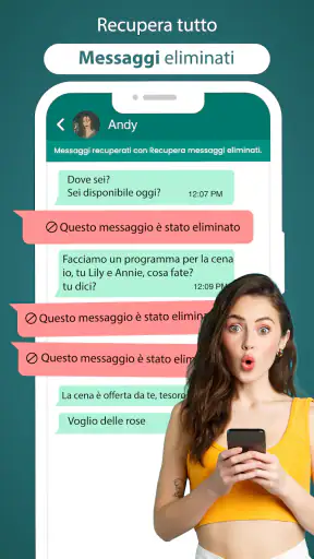 Recupera messaggi eliminate screenshot