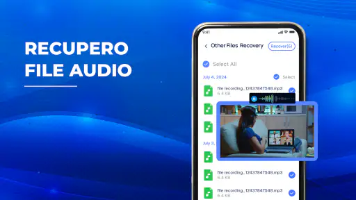 Recupero foto, Recupera file screenshot
