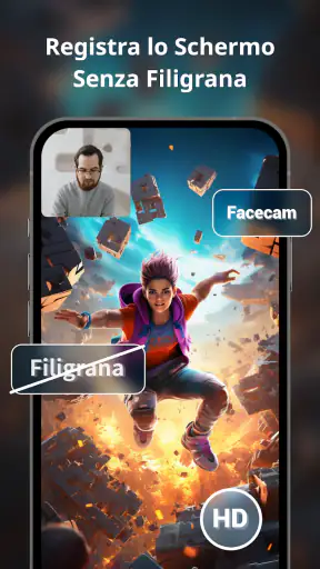 Registra Schermo Video HD screenshot