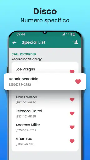 Registratore di telefonate screenshot