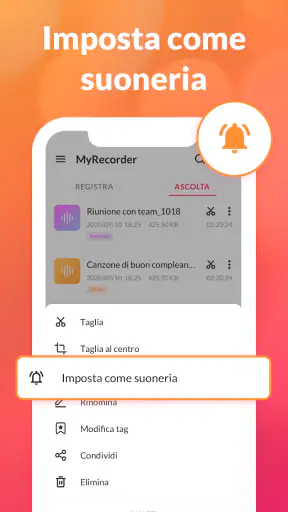 Registratore e memo vocali screenshot