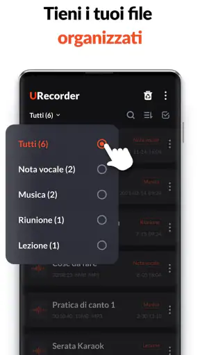 Registratore Vocale & Audio screenshot