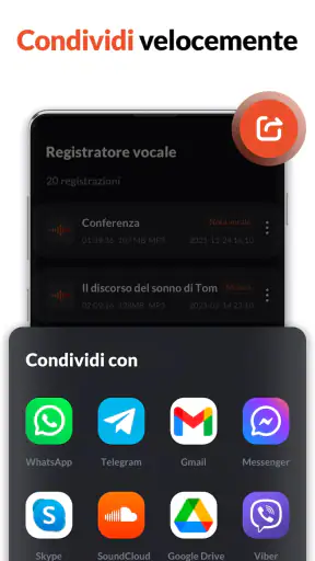 Registratore Vocale & Audio screenshot