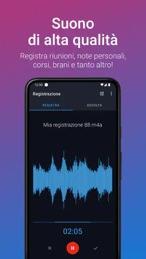 Registratore Vocale Facile screenshot
