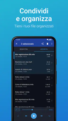 Registratore Vocale Facile screenshot