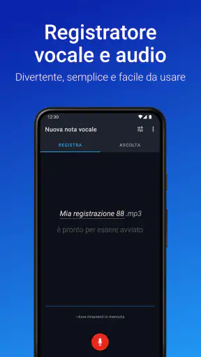 Registratore Vocale Facile Pro screenshot