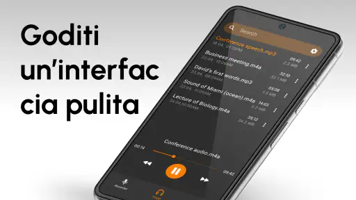 Registratore Vocale Semplice screenshot