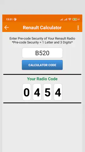 Renault Codice Radio screenshot