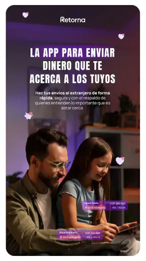Retorna: envía dinero seguro screenshot