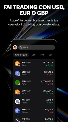 Revolut X: Bitcoin e crypto screenshot