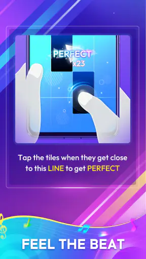 Rhythm Rush Lite-Be Piano Star screenshot