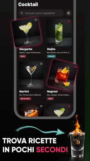 Ricette Cocktail e Drink screenshot