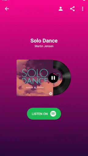 Riconoscimento musicale screenshot